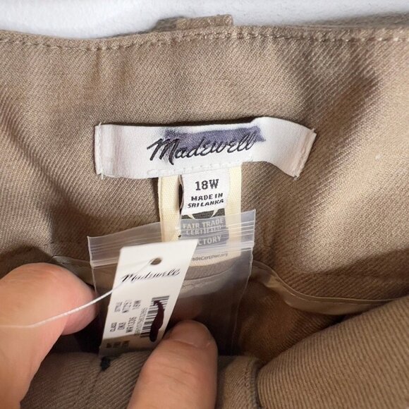 Madewell Tan Wide Leg Pants - Picture 5 of 9